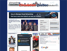 Tablet Screenshot of circulationquebec.com
